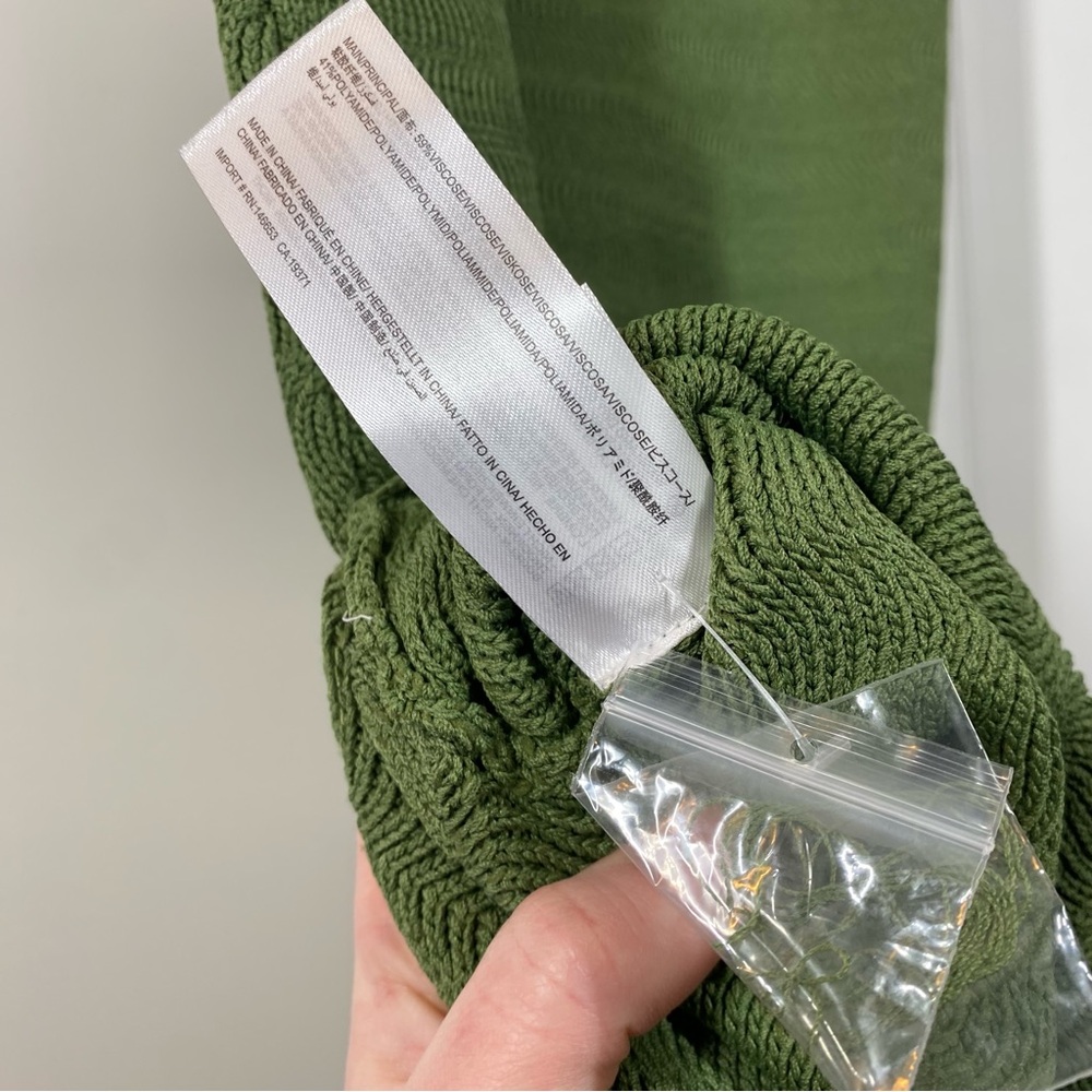 Revolve Finders Keepers Iggy Knit Long Maxi Dress Fern Green Size xl / 10 - Picture 8 of 11